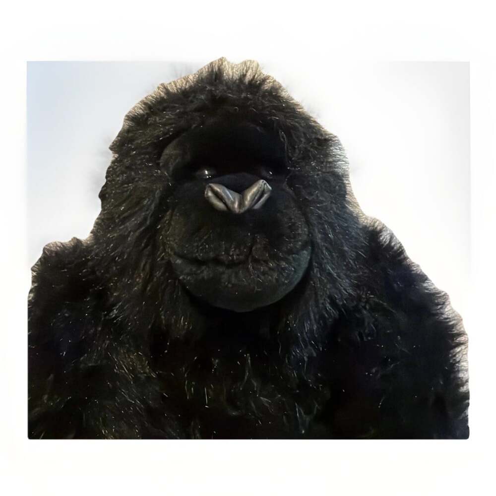 San Diego Zoo's Gorilla Plush Stuffed Animal - Wild 12.5” Realistic